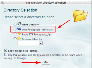 فایل منیجر cpanel